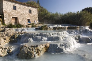 Saturnia hot spring